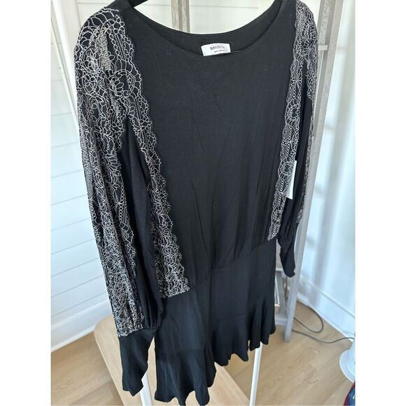 Bailey 44 Dominique Dress Women’s S black NWT Whimsygoth Fairygoth Witchy‎ - Picture 6 of 13